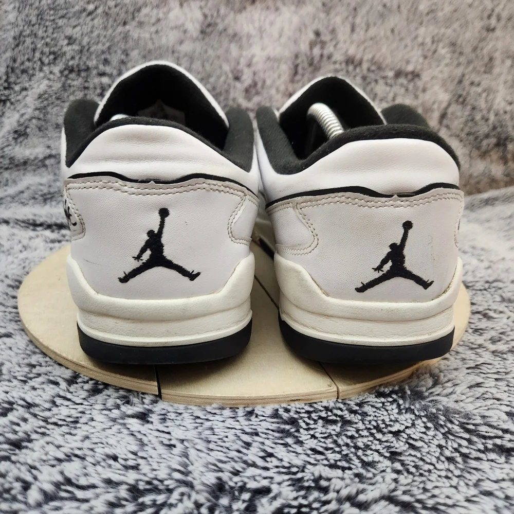 Nike Air Jordan Flight Court Basketball White Sail Black Men's Size 12